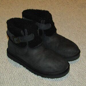UGG Women's JOCELIN Black Ankle Bootie 1003919 Size US 8 / EUR 39